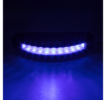 PROFI výstražné LED světlo vnější, modré, 12-24V, ECE R10, STM 911-C9BLU