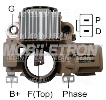 Regulátor alternátoru Mitsubishi A3TB1081 / A866X46572