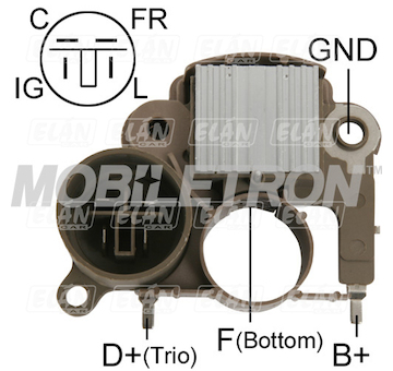 Regulátor alternátoru Mitsubishi A5T04092 / A5T04072