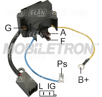 Regulátor alternátoru Valeo A14R37 / YL142