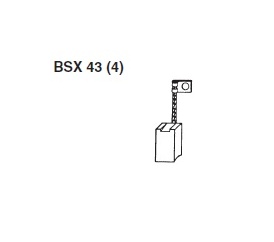 Sada uhlíků startéru - Bosch 1107014110