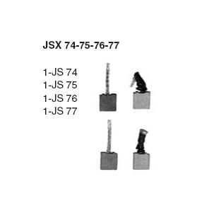 Sada uhlíků startéru - Denso 28531-6420