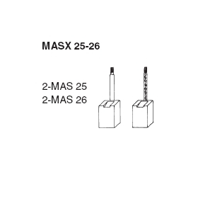 Sada uhlíků startéru - Magneti Marelli 721 613 02