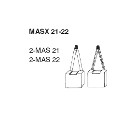 Sada uhlíků startéru - Magneti Marelli 72162402  GE MASX 21-22