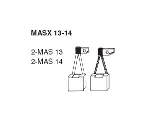 Sada uhlíků startéru - Magneti Marelli 72363201