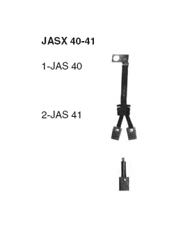 Sada uhlíků startéru - Mitsubishi M649T09371  GE JASX 40-41