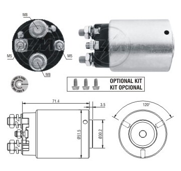 Spínač startéru Delco 1114582