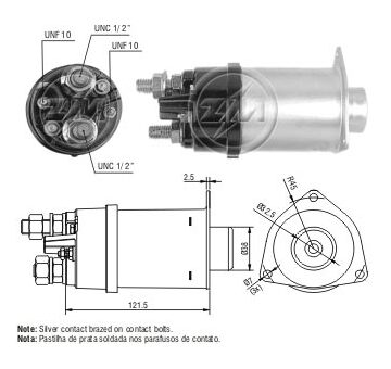 Spínač startéru Delco 1115600