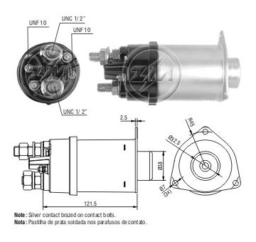 Spínač startéru Delco 1115602