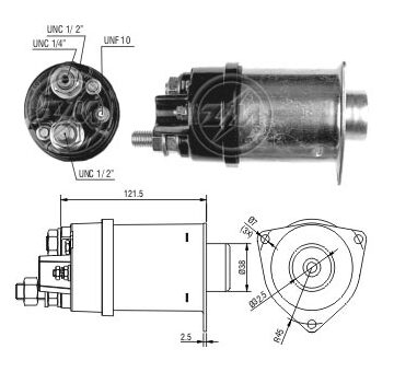 Spínač startéru Delco 1115610