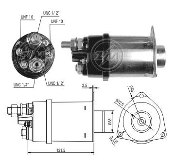 Spínač startéru Delco 1115618