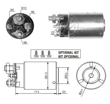 Spínač startéru RC - Delco 1114581