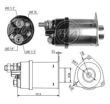 Spínač startéru RC - Delco 1115639