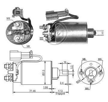 Spínač startéru RC - Mitsubishi M371X82171