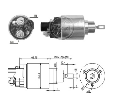 Spínač startéru ZM - Bosch 6004AF3000