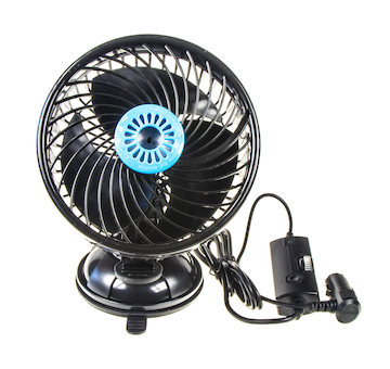 Ventilátor 150mm na přísavku 12V s ionizátorem, STM FA6212