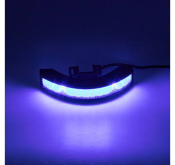 Výstražné LED světlo vnější, 12-24V, 12x3W, modré, ECE R65, STM KF187BLU