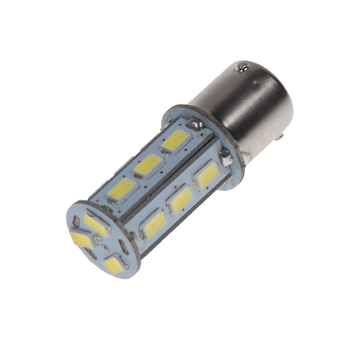 x LED BAU15s bílá, 12-24V, 18LED/5730SMD, STM 95136