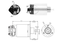 Spínač startéru Delco 112611