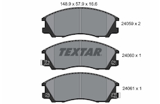 Sada brzdových destiček, kotoučová brzda Textar 2405901
