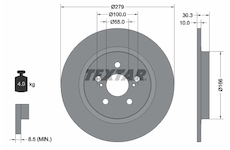 Brzdový kotouč Textar 92228303