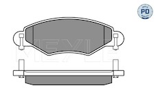 Sada brzdových destiček, kotoučová brzda Meyle 025 233 4017/PD