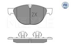 Sada brzdových destiček, kotoučová brzda Meyle 025 241 7219/PD