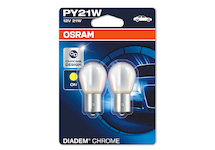 Autožárovka Osram PY21W 12V BAU15s OS 7507DC-02B Diadem Chrome