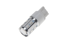 CREE LED T20 (7443) červená, 10-30V 12SMD + 3W LED, STM 95C-T20-3RED