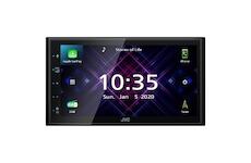 JVC 2DIN DAB / FM autorádio/6,8 displej/USB/AUX/Bluetooth/Apple CarPlay / Android Auto, STM KW-M565DBT