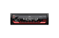 JVC autorádio bez mechaniky/Bluetooth/USB/AUX/červená barva podsvícení/odním.panel, STM KD-X272BT