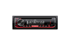 JVC autorádio s CD/MP3/USB/AUX/Bluetooth připojení/červené podsvícení/odním.panel, STM KD-T702BT