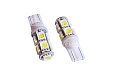 LED autožárovka T10 HL 316 bílé světlo, 9 LED / 3 SMD, blisrt 2 ks