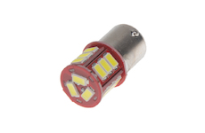 LED BA15s bílá, 12 V, 18LED/5730SMD, STM 951005