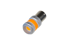 LED BA15s oranžová, COB 360°, 9-60V, 12W, STM 951012ORA