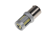 LED BAU15s bílá, 12-24V, 30LED/4014SMD, STM 951201