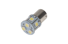 LED BAU15s bílá, 12V, 9LED/3SMD, STM 95126