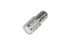 LED BAZ15D bílá, 12SMD + 3W LED 10-30V, STM 95C-BAZ15D-3