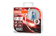 Osram Night Breaker Laser +150% 64193NL-HCB H4 12V 55W, Duo-box