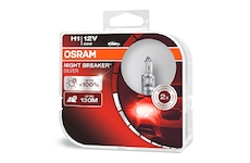 Osram Night Breaker Silver 64150NBS-HCB +100% 12V H1 55W P14,5s Duo-box