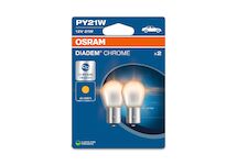 Osram PY21W 12V BAU15s OS 7507DC-2BL Diadem Chrome