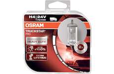 Osram Truckstar Pro H4 24V 75/70W 64196TSP-HCB +100% Heavy Duty Extra Lifetime Duo-box