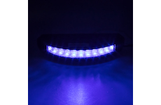 PROFI výstražné LED světlo vnější, modré, 12-24V, ECE R10, STM 911-C9BLU