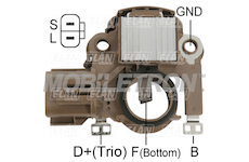 Regulátor alternátoru Mitsubishi A2T39291 / A866X27772