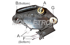 Regulátor alternátoru Valeo A13V173 / 593138