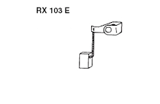 Sada uhlíků alternátoru - Delco 7982543  RC RX103E 2