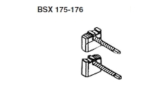 Sada uhlíků startéru - Bosch 1004336219  RC BSX175-176