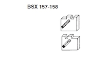 Sada uhlíků startéru Bosch 1004336228 BSX157-158