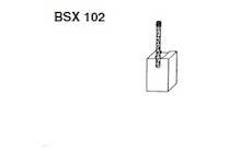 Sada uhlíků startéru - Bosch 2007014053  GE BSX 102