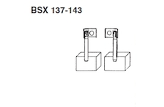 Sada uhlíků startéru - Bosch 2007014065  RC BSX137-143